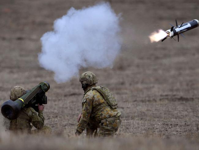 An Australian defence industry base is a priority. Picture: AFP