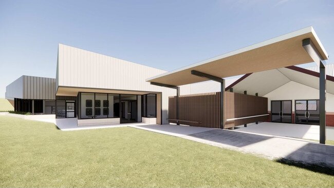 Artist renderings of St Martins Lutheran College proposed upgrades. Picture: Supplied