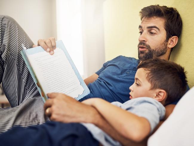 It is vitally important for children to see the males in their world reading. Picture: iStock