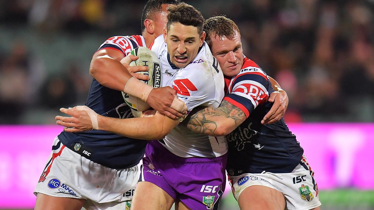 Billy Slater could miss the Grand Final through suspension.