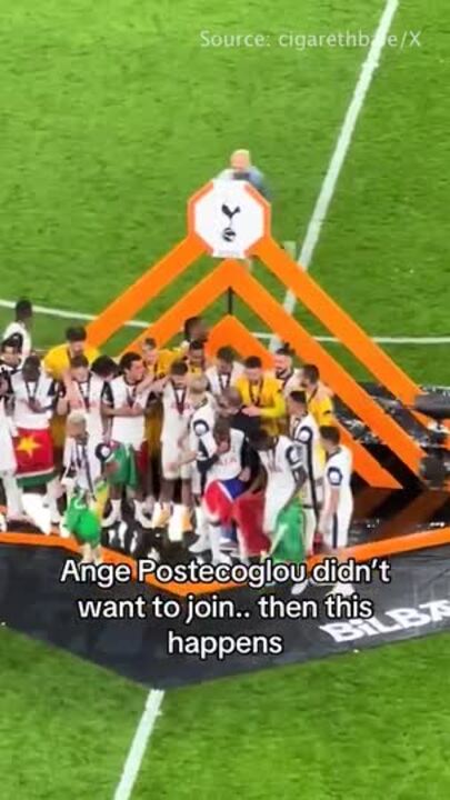 Spurs players embrace humble Ange in celebrations