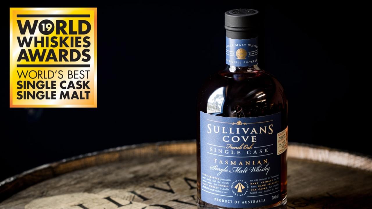 Sullivans Cove Distillery wins best single malt whisky at the