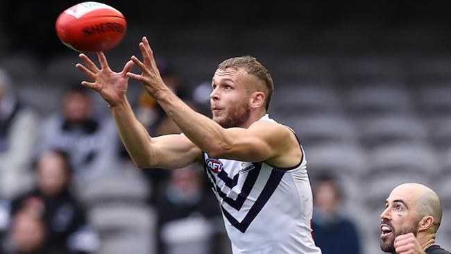 Brett Bewley in action for Fremantle. Picture: Michael Klein