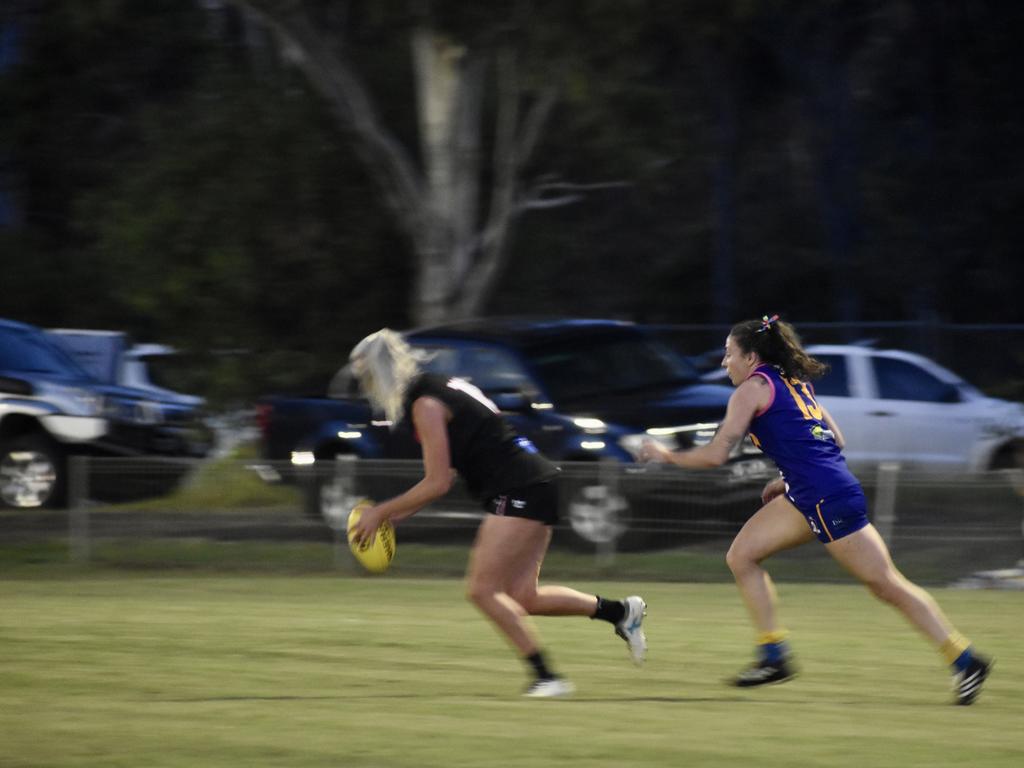 Hervey Bay Bombers have won the Wide Bay Women’s Grand Final against the Bundy Eagles. Picture: Isabella Magee