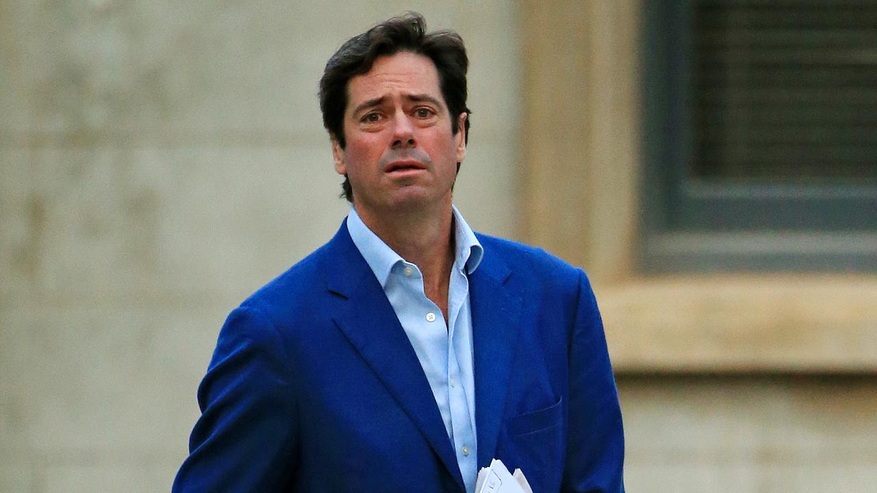 AFL chief executive Gillon McLachlan has apologised to fans. Picture: Mark Stewart
