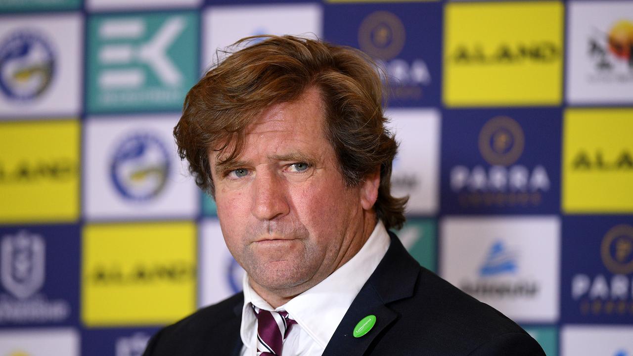 Sea Eagles coach Des Hasler wants to have a few words with the NRL (AAP Image/Dan Himbrechts).