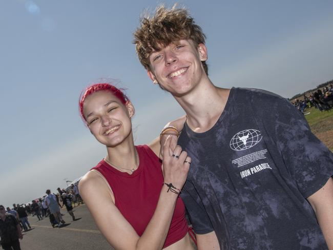 Kayden Lewis, Nikkea Cook Mildura Air Show 2024. Picture: Noel Fisher.