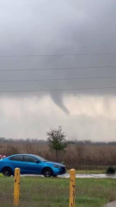 Tornado-Warned Storms Sweep Southeast Texas