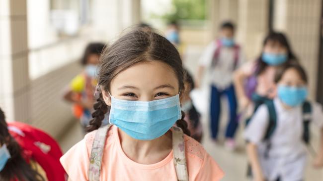 Dr Coatsworth said it didn’t make sense for kids to keep wearing masks at school.