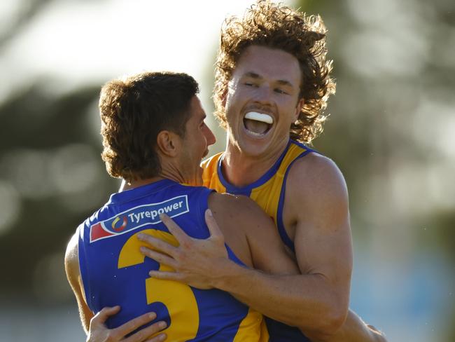 The Eagles are heading into the season with momentum after their win over the Roos. Picture: James Worsfold/Getty Images