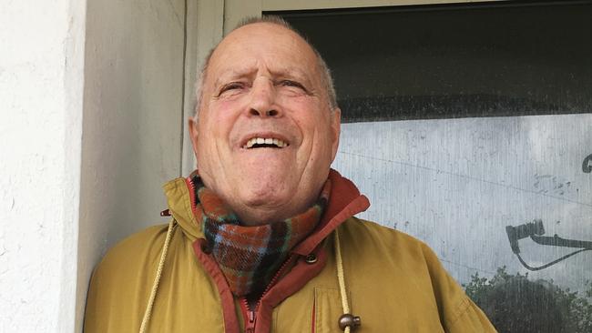 Finch in front of his home in Basildon. Picture: Ella Pellegrini