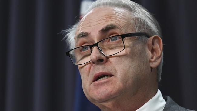 CANBERRA, Australia - NewsWire Photos - September 17, 2024: Trade Minister Don Farrell holds a press conference at Parliament House in Canberra. Picture: NewsWire / Martin Ollman