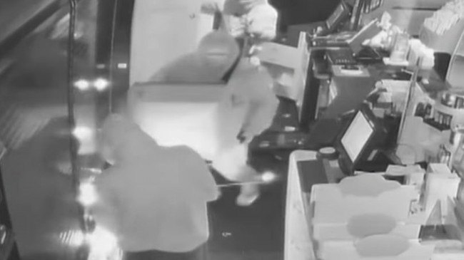 A box of tobacco products were taken away from The Lucky Charm Holmview on April 9, 2025. Picture: 7News