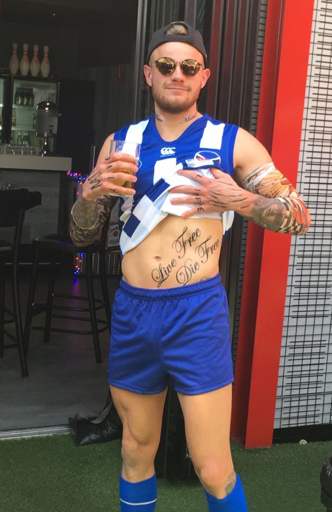 Brandon Ellis channels teammate Dustin Martin’s infamous tatts and what could’ve been if North Melbourne were successful.