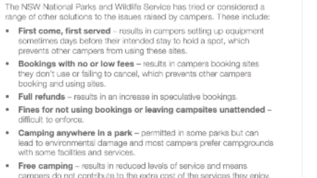 Why there is a new fee increase for campers in NSW. Image: Instagram / @outbackmike