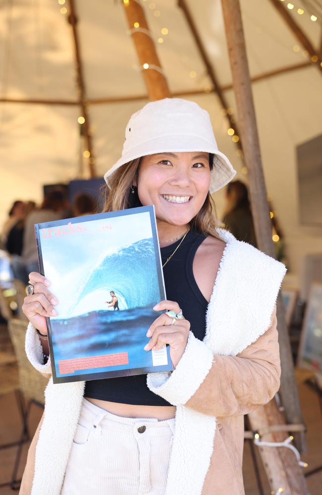 Koko Kasama at Seas The Day Womens Surf Festival at Kingscliff for Gold Coast at Large. Picture, Portia Large.