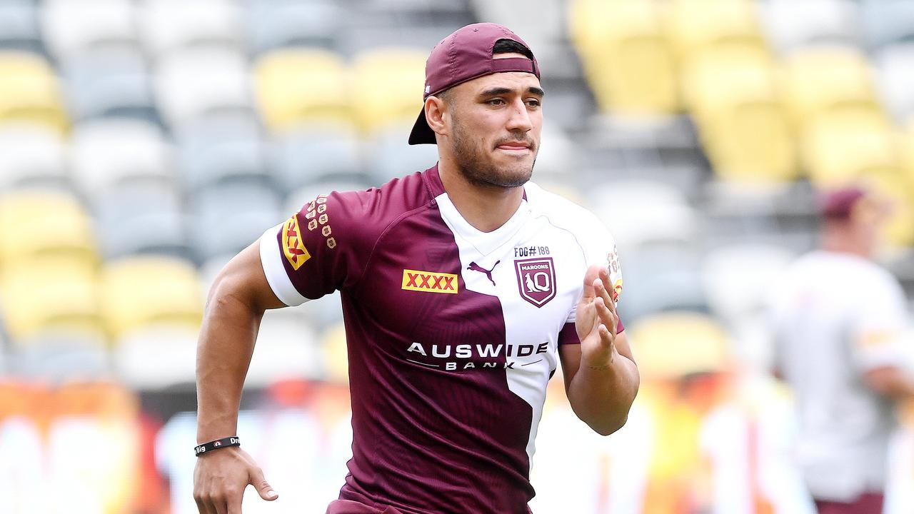 Holmes has played wing and fullback for the Maroons but is keen to take on Blues stars Latrell Mitchell and Tom Trbojevic in the centres this season.