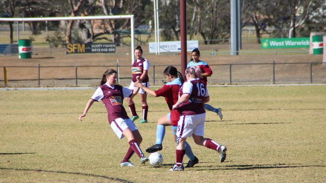 IN ACTION: Warwick Wolves are looking to field a women's team in this year's TFL competition.