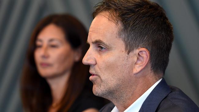 Justin Pascoe is bullish about the club’s prospects. (AAP Image/Paul Miller)