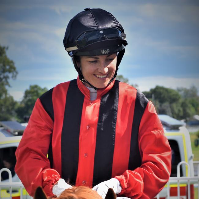 Jockey Tegan Harrison. Picture: Bill North / The Daily Examiner