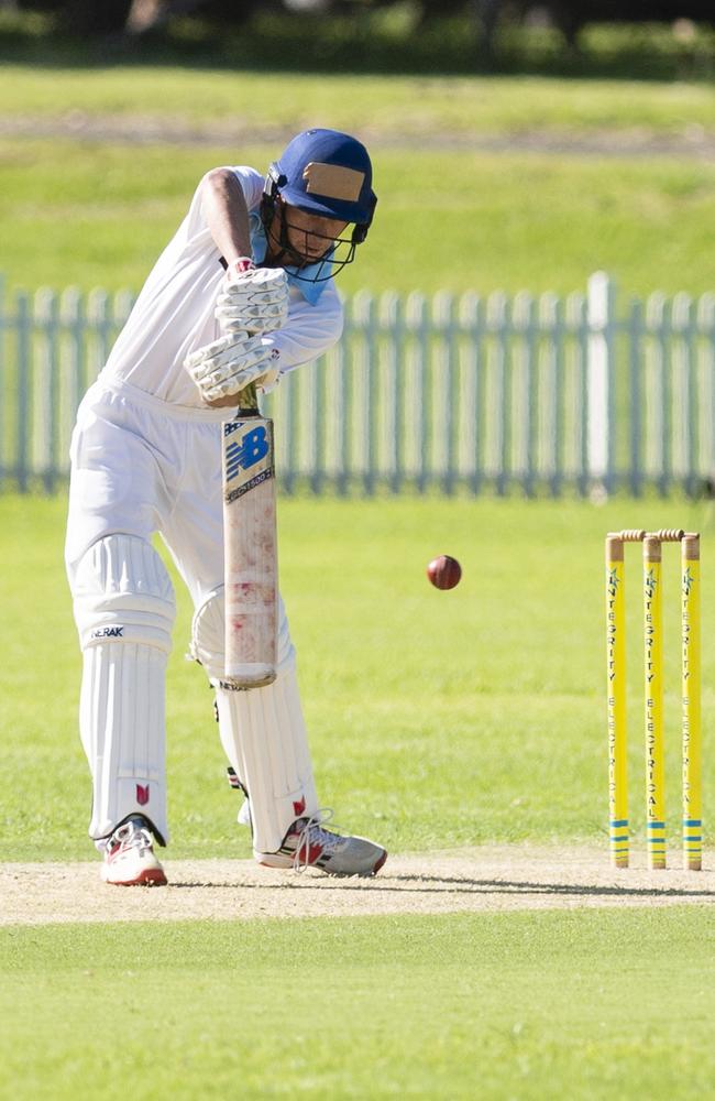 Corey Dioth bats for Western Districts. Picture: Kevin Farmer