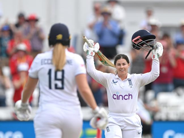 Beaumont is one of just 10 women’s cricketers to have scored a Test match double century. Picture: Stu Forster/Getty Images