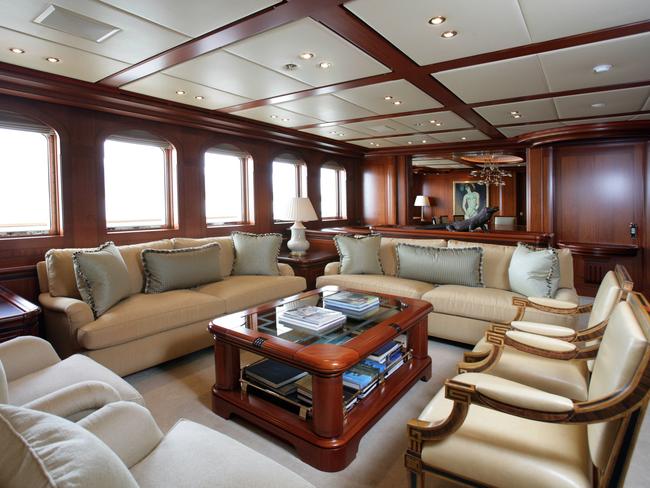 Sail the high seas in absolute luxury on The Athena. Picture: Supplied