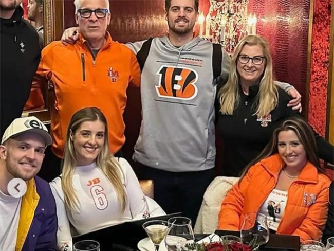 Stephanie Niles (second from bottom left) shared photos from the Bengals’ season finale on Instagram. Picture: Stephanie Niles