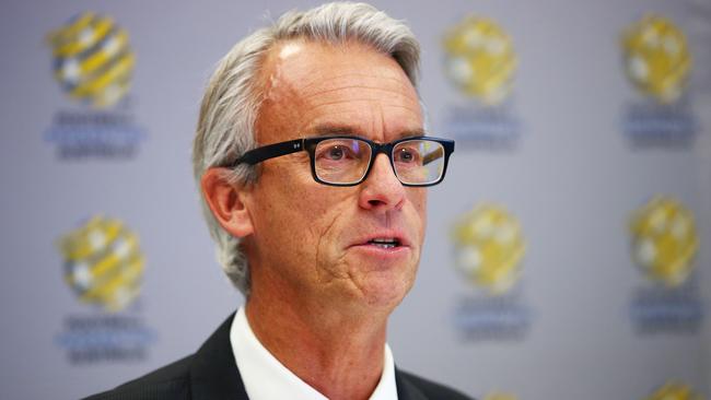 David Gallop unloads on Brisbane Roar bosses after more late payments.