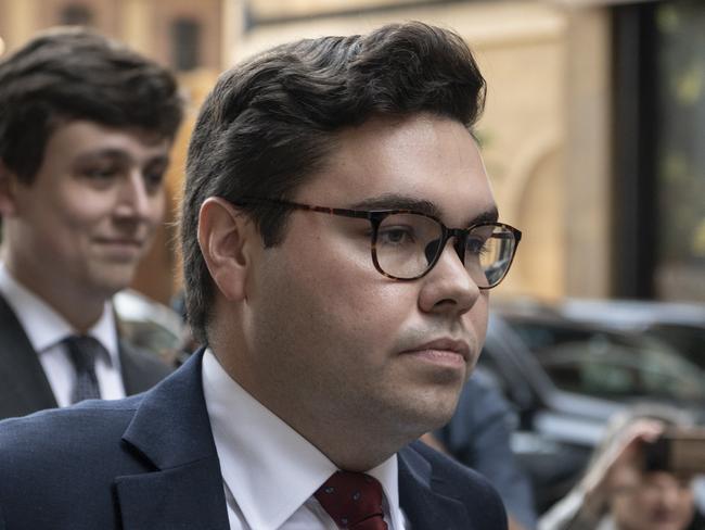 SYDNEY, AUSTRALIA , NewsWire Photos. MARCH 16TH 2023 Bruce Lehrmann walks out of the supreme court in Sydney . Picture: NCA NewsWire/ Flavio Brancaleone