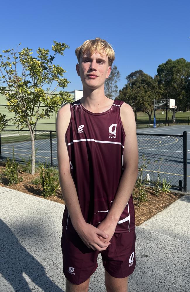 QRSS School Sport Netball under-19 boys. Pictured: Dom SchaferÂ