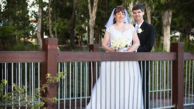 Nadine Dixon, Ipswich, married Nathan Mead, Cleveland, at Springfield Lakes on the 17th May 2014. Photo: Contributed