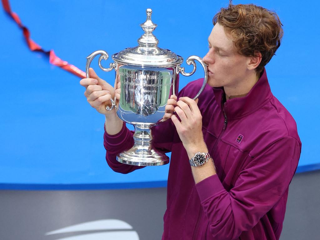 Jannik Sinner claimed both hard court majors this year. Picture: Charly Triballeau/AFP