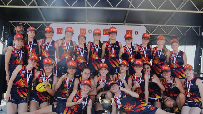 Noosa tigers won the Under 15 Girls Div 2 grand final for SEQJ Sunshine Coast. Picture: Supplied