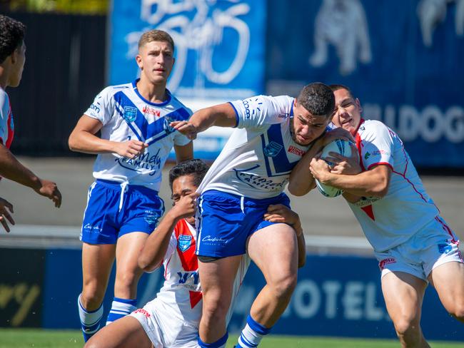 Canterbury on the charge in the Harold Matthews. Picture: Thomas Lisson