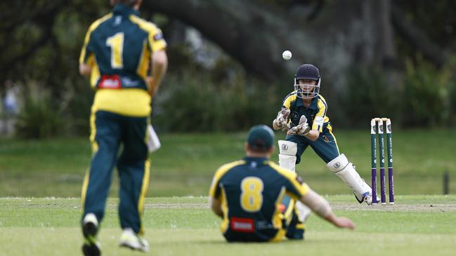 Wests attempting a runout. Picture: Michael Gorton