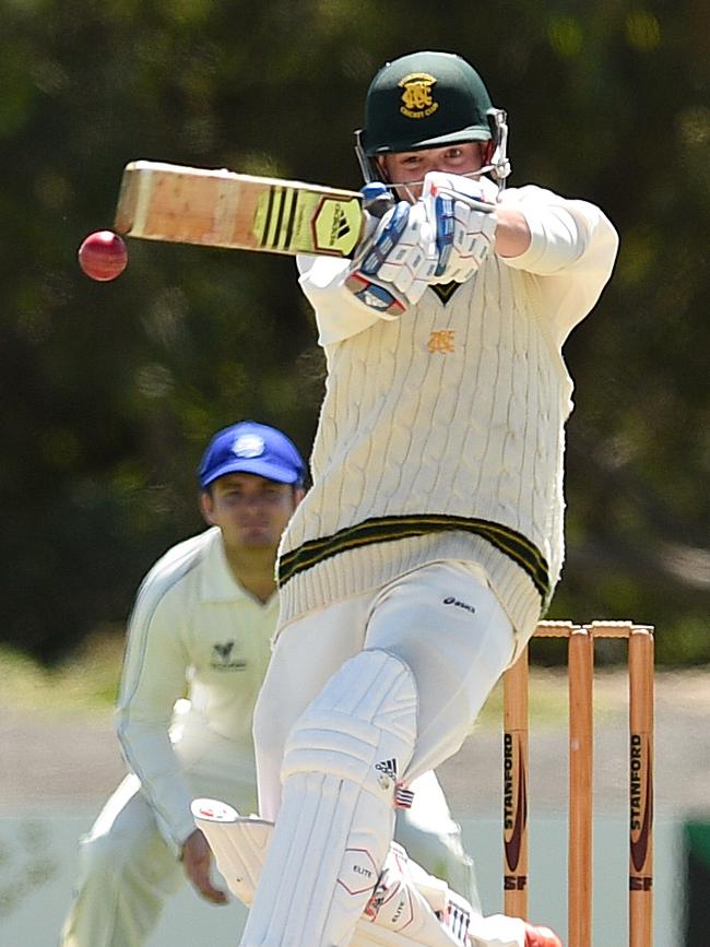 Northcote captain Blayde Baker played a crucial hand in the lower order.