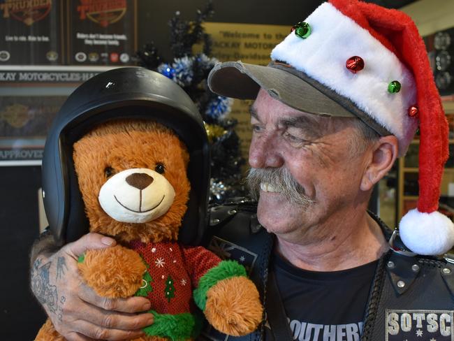 National president Ken 'Smiley' Hyde at the Mackay Sons of the Southern Cross toy drive in 2020. Picture: Zizi Averill