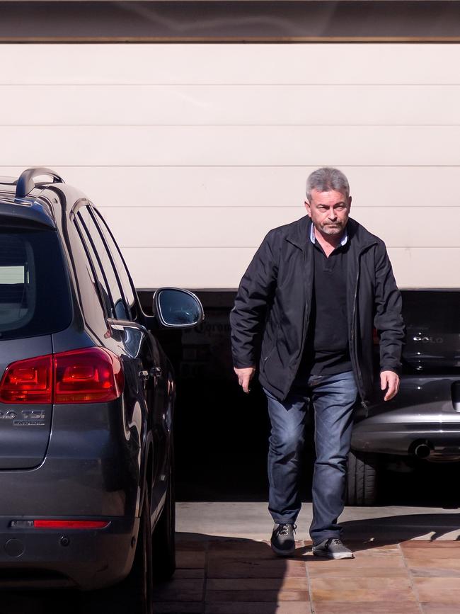 Borce Ristevski outside his Avondale Heights home in 2016.