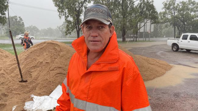 Deeragun resident Peter Hay is preparing for creek water to start coming onto his property.