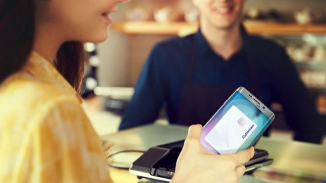 Samsung launched its payment service, Samsung Pay, in Australia today, allowing smartphone and smartwatch users to pay for goods by tapping their devices on a credit card reader.