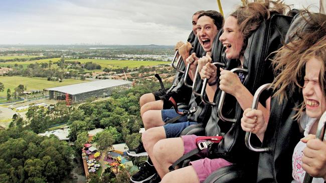 Dreamworld set to reopen Giant Drop after a year of refurbishments. Pic by Luke Marsden.