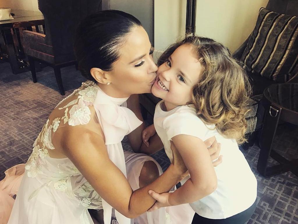 Jodi Gordon and Aleeia ... "Logies day....but there's nothing better than this" Picture: Instagram