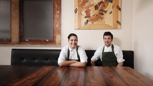 Fico chefs Federica Andrisani, left and Oskar Rossi. Picture: RICHARD JUPE