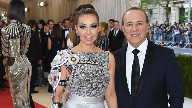 Tommy Mottola and his wife, Thalia, in May 2016.
