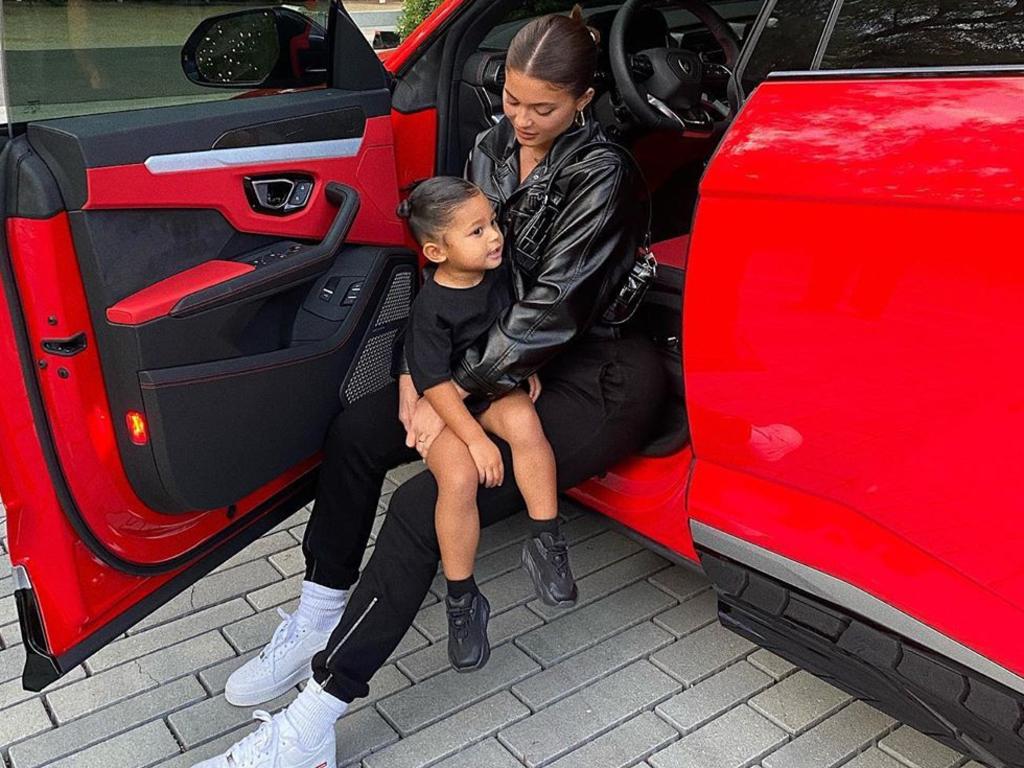 The reality star with daughter, Stormi. Picture: Instagram