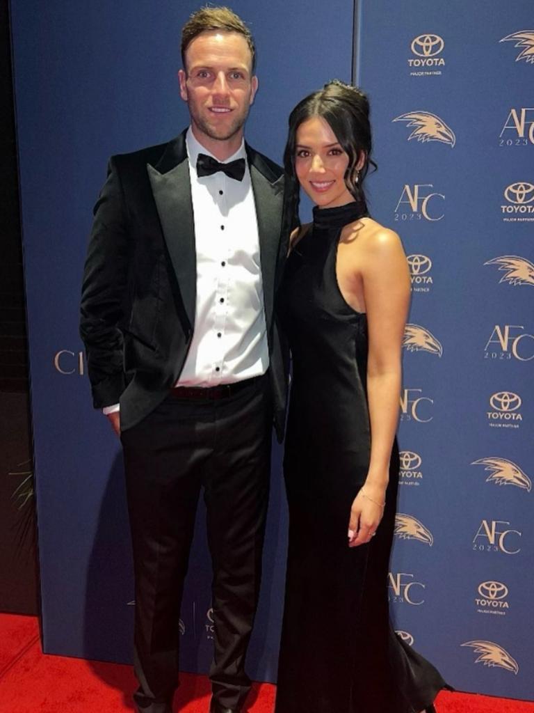 Brodie Smith and Lisa McCarthy. Picture: Instagram