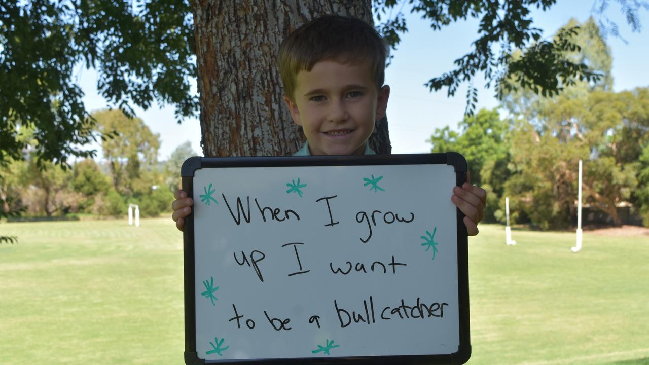 My First Year - Lutheran School Wagga Wagga students say what they would like to be when they grow up. Picture: Sam Turner