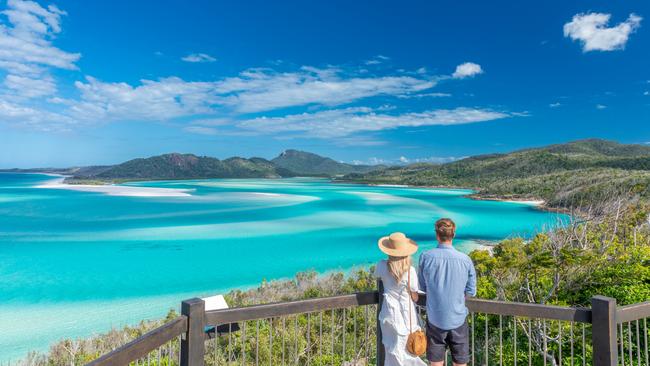 Tourism Whitsundays is on the look out for a new CEO to help promote picturesque locations such as Hill Inlet, pictured. Supplied