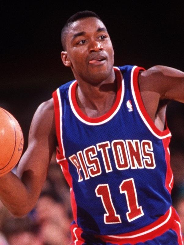 Isiah Thomas won two NBA titles with the Detroit Pistons.